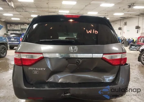 2011 Honda Odyssey Ex-L from USA, damaged, VIN 5FNRL5H6XBB091836